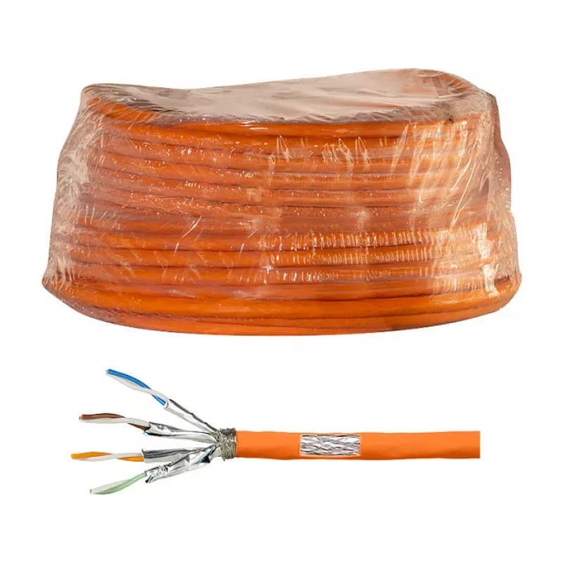 LogiLink Cat.7 1000 MHz Installationskabel 23 AWG S/FTP 50m, Orange