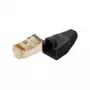 LogiLink Cat5e RJ45 Modularstecker, geschirmt (8P8C), Schwarz – Packung mit 100 Stück