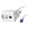 Logilink CC5052S Cat.6A S/FTP Consolidation Point Patchkabel 2m Grau