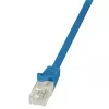 LogiLink CP1026U Cat 5e U/UTP Patchkabel, 0,5 m, Blau, Snagless