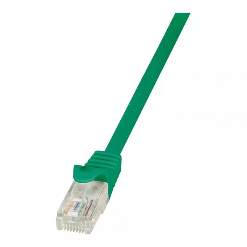 LogiLink CP1055U Cat 5e U/UTP Patchkabel, RJ45, 2 m, Grün, Snagless