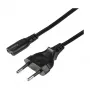 LogiLink CP145 Netzkabel Eurostecker auf IEC C7 1,8 m Schwarz