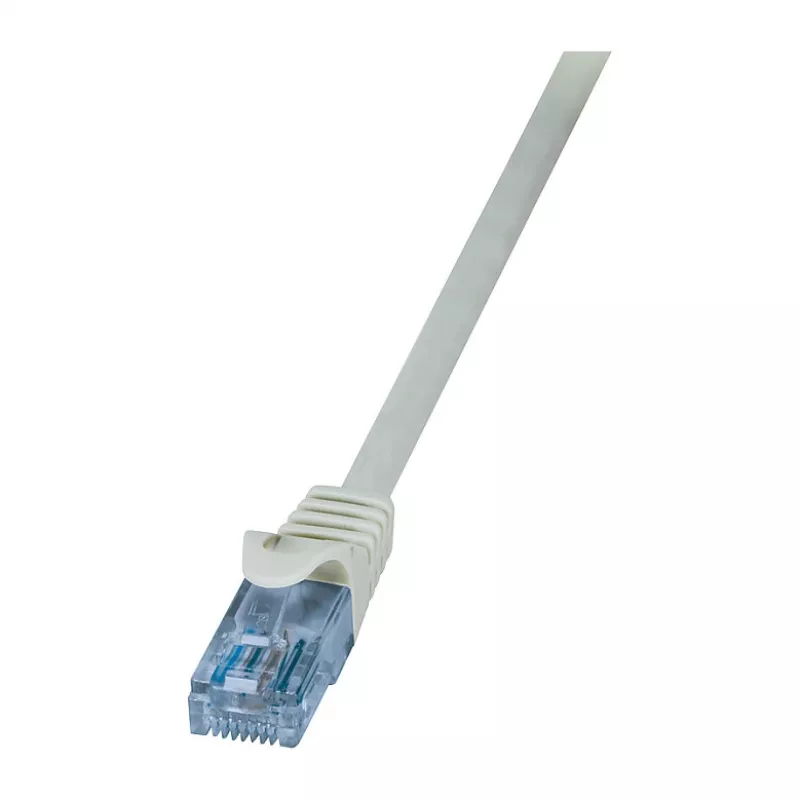 LogiLink CP3062U Cat.6A U/UTP Ethernet Patch Cable, RJ45, Grau, 3,3 m