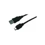 LogiLink CU0014 USB 2.0 Verlängerungskabel, USB-A Stecker auf Mini-USB-B Stecker, 1,8 m, Schwarz