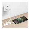 LogiLink CU0320 USB 2.0 Type-C Kabel, USB-A auf USB-C, 480 Mbps, 60W, Nylon geflochten, Weiß, 0,5 m