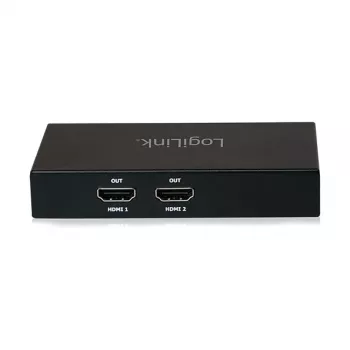 LogiLink DisplayPort Splitter 1x2 Mini DP auf 2x HDMI 4K 30Hz HDCP