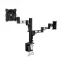 LOGILINK Dual Monitor Mount 13-26 Inches, Aluminium, Black