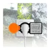 LogiLink Energy Cost Meter Outdoor, IP44 Spritzwassergeschützt, 16A, 3680W, Schuko, LCD