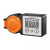 LogiLink Energy Cost Meter Outdoor, IP44 Spritzwassergeschützt, 16A, 3680W, Schuko, LCD