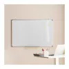 LogiLink EO0058 Magnetisches Whiteboard 90x60 cm, lackierter Stahl, Wandmontage