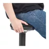 LOGILINK EO0071 Ergonomischer höhenverstellbarer Wackelhocker, Orange – 120 kg Belastbarkeit, Gasfeder