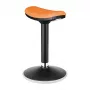 LOGILINK EO0071 Ergonomischer höhenverstellbarer Wackelhocker, Orange – 120 kg Belastbarkeit, Gasfeder