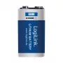 LOGILINK ER9VLIB 9V Lithium-Batterie (1er-Pack, Blister) – 1200 mAh, nicht wiederaufladbar, PP3