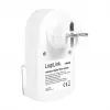 LOGILINK ET0008 Außen Digital Zeitschaltuhr - IP44, 10 EIN/AUS Programme, 16A/3680W, Schuko (Typ F), Schwarz/Grau