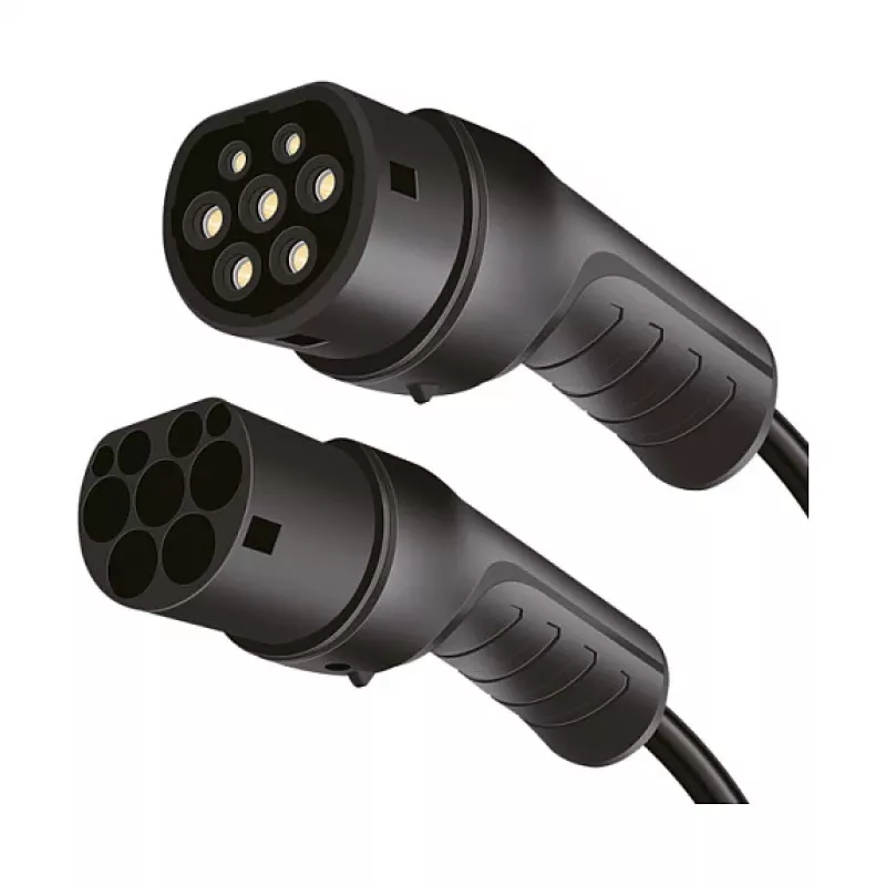 LogiLink EVC0120 Type 2 EV-Ladekabel 22 kW 3-Phasen 32 A 2,5 m Schwarz mit Aufbewahrungstasche