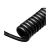 LogiLink EVC0128 Type 2 Spiralkabel für E-Auto-Laden, 11kW, 3-Phasen, 20A, 5m, Schwarz mit Aufbewahrungstasche