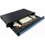 LogiLink F24LC2B 24-Port LC Duplex LWL-Patchpanel 1U 19 Zoll Rackmontage Schwarz