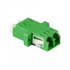 LogiLink FA02LC6 Glasfaser-Adapter LC Duplex – Flanschmontage, Grün (Packung mit 12)