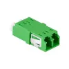 LogiLink FA03LC5 LC Duplex Glasfaser-Adapter, flanschlos, grün – 12 Stück