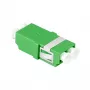 LogiLink FA03LC5 LC Duplex Glasfaser-Adapter, flanschlos, grün – 12 Stück