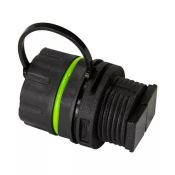 LOGILINK FA05SD1 Outdoor Glasfaser-Duplex-SC-Stecker mit Staubschutzkappe – Multimode OM3/OM4, Aqua (10er-Pack)