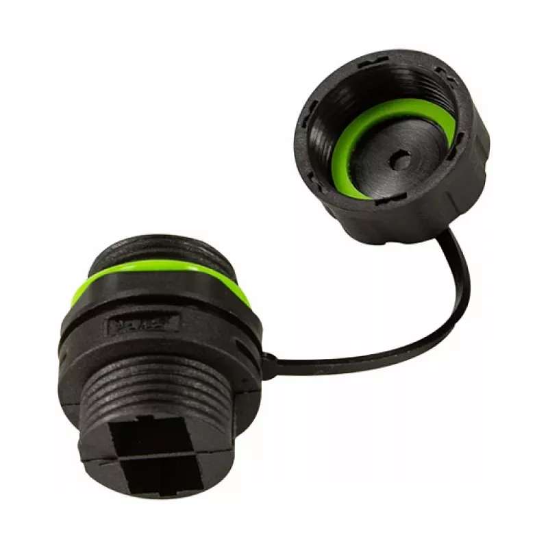 LOGILINK FA05SD2 Outdoor Glasfaser Duplex SC-Stecker mit Kabelverschraubung und Staubschutzkappe