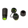 LOGILINK FA05SD2 Outdoor Glasfaser Duplex SC-Stecker mit Kabelverschraubung und Staubschutzkappe