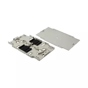 LogiLink Faserspleißkassette mit 24-fach Crimp-Spleißhalter, Weiß