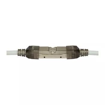 LogiLink Feldkonfektionierbarer RJ45-Stecker Cat.6A STP 10G, werkzeugfreie IDC, Zinkdruckguss, AWG 22-26, Silber