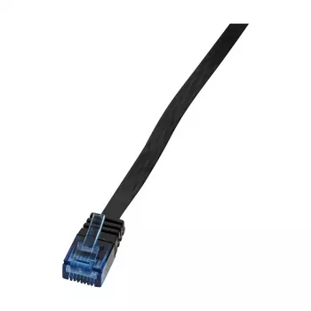LogiLink CP0135B Flachkabel Cat.5e U/UTP Patchkabel, 2m, Schwarz