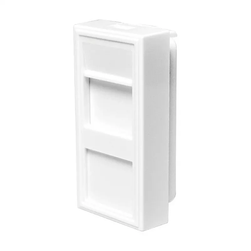 LOGILINK French Faceplate Modular Insert 22,5x45 mm, Weiß
