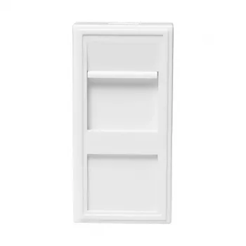 LOGILINK French Faceplate Modular Insert 22,5x45 mm, Weiß