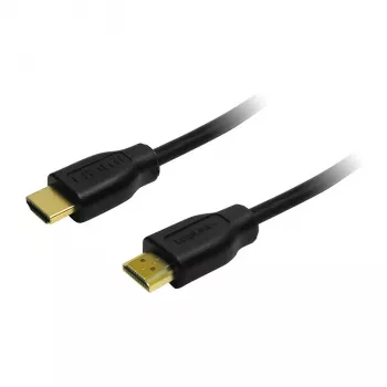 LogiLink HDMI-Kabel mit Ethernet, 4K/30Hz, Schwarz, 7,5m