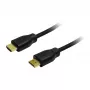 LogiLink HDMI-Kabel mit Ethernet, 4K/30Hz, Schwarz, 7,5m