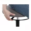 LOGILINK Höhenverstellbarer Wackelhocker EO0022 - Ergonomischer Hocker für aktives Sitzen mit Gaslift, 360° Drehung, Schwarz