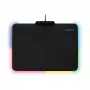 LogiLink ID0155 RGB Gaming Mauspad – Silikonoberfläche, rutschfeste Gummibasis, USB-A-betrieben, 36x26cm, Schwarz