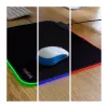 LOGILINK ID0183 Gaming Mouse Pad mit RGB LED, 350x260mm, 3mm weich, Schwarz