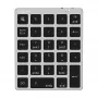 LogiLink ID0212 Kabelloser Numerischer Tastenblock, 28 Tasten, Bluetooth 5.0, Space Grey