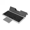 LOGILINK ID0214 Kabellose Tastatur mit Touchpad, Bluetooth 5.1, 3-Kanal, Grau