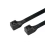 LogiLink KAB0001B Standard-Kabelbinder, 10 cm, schwarz, Nylon, Packung mit 100 Stück
