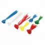 LogiLink KAB0017 Kabelbinder-Set - 300-teilig, gemischt (Weiß, Blau, Gelb, Rot, Grün)