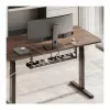 LOGILINK KAB0094 Untertisch-Kabelablage, Klemmsystem, ausziehbar, Metall, Schwarz