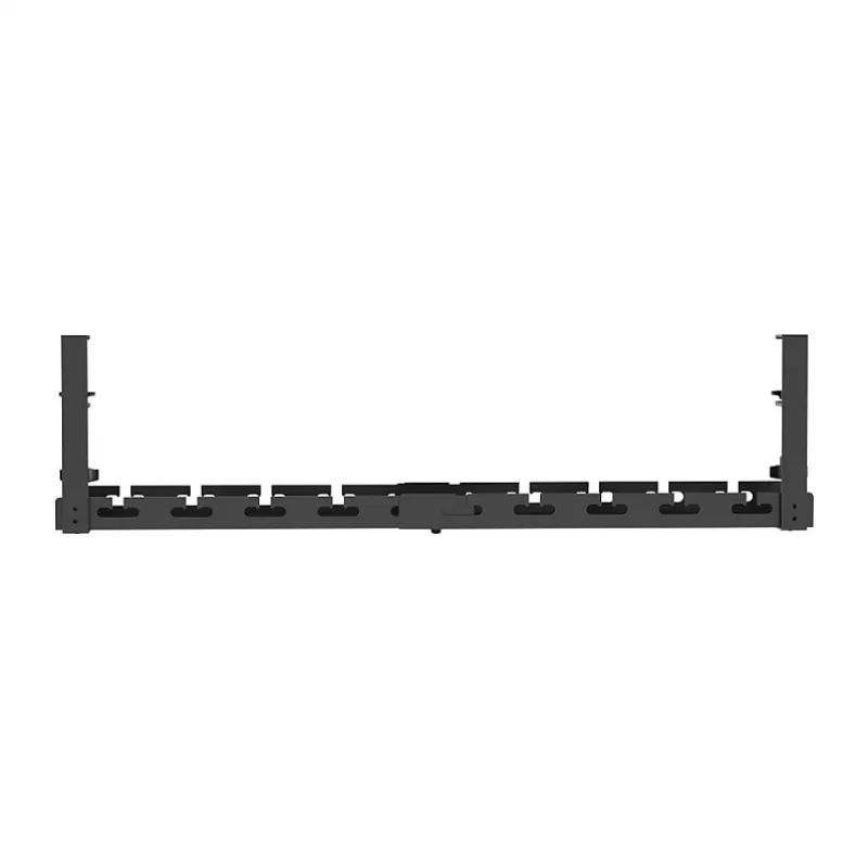 LOGILINK KAB0094 Untertisch-Kabelablage, Klemmsystem, ausziehbar, Metall, Schwarz