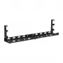 LOGILINK KAB0094 Untertisch-Kabelablage, Klemmsystem, ausziehbar, Metall, Schwarz