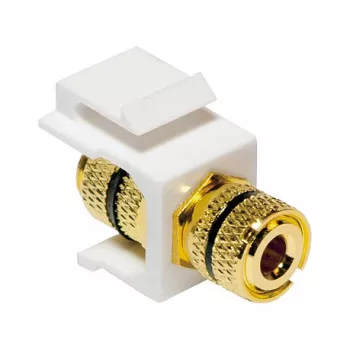 LogiLink Keystone Buchsenmodul mit Gewindemutter, Schwarz