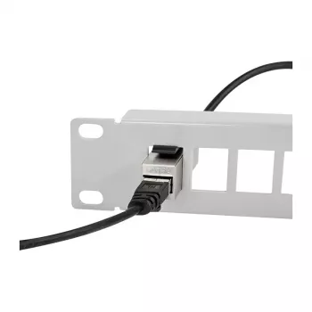 LOGILINK Keystone-Kupplung Cat.5e STP, 2xRJ45, Metall, geschirmt