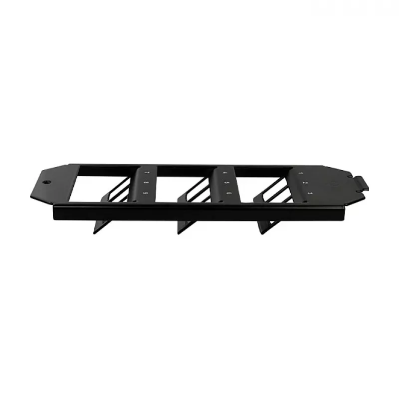 Logilink Keystone Bodentank-Einsatz für 3 x 3 Keystone-Module, Schwarz