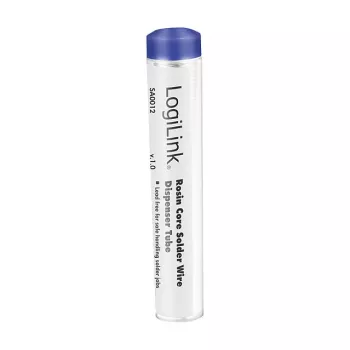 LogiLink Bleifreier silberhaltiger Lötdraht Sn99.3Cu0.7, 1 mm, 12,5 g Spenderbox