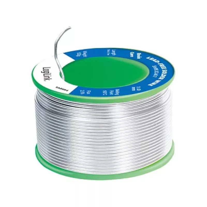 LOGILINK bleifreier Lötdraht 1mm 100g Sn99.3Cu0.7 No-Clean Flussmittel