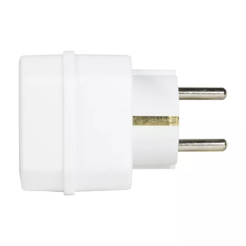 LogiLink LPS221 Schuko auf 2x Euro + 1x Schutzkontakt-Steckdosen-Adapter, Weiß, 16 A, 250 V, 3680 W, Kinderschutz